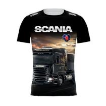 Camiseta Manga Curta Caminhoneiro Scania Camiseta Manga Curta Caminhoneiro Scania