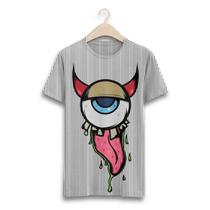 Camiseta Manga Curta Camisa Resistente 100% Poliéster Moda