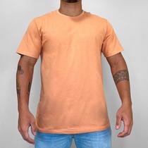 Camiseta Manga Curta Casual Basica 100% Algodão Essencial Slim Ogochi