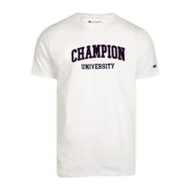 Camiseta Manga Curta Champion Lev Mc College Off White