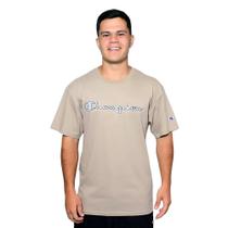 Camiseta Manga Curta Champion Lev Mc Script Metal Dark