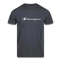 Camiseta Manga Curta Champion Lev Mc Script One Peppercorn