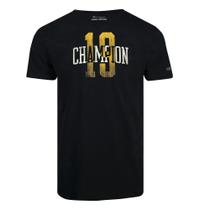 Camiseta Manga Curta Champion Mc And 19 Preto