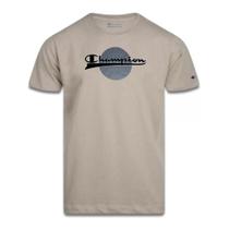Camiseta Manga Curta Champion Mc Script Ny Caqui