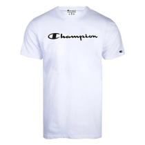 Camiseta Manga Curta Champion Mc Script One Color Branco Camiseta Manga Curta Champion Mc Script One Color Branco