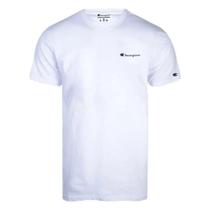 Camiseta Manga Curta Champion Mini Script Logo Ink Branco Camiseta Manga Curta Champion Mini Script Logo Ink Branco