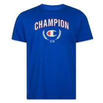 Camiseta Manga Curta Champion With Laurel Ultra Azul Camiseta Manga Curta Champion With Laurel Ultra Azul