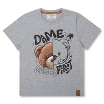 Camiseta Manga Curta Cinza 7742 Dame Dos Camiseta Manga Curta Cinza 7742 Dame Dos