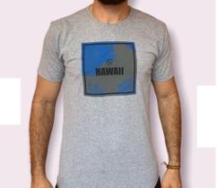 Camiseta Manga Curta Dahui Havai Estampada Algodão Básica