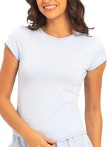 Camiseta Manga Curta Delrio Sport V442624 Feminina Sensitive Microfibra T. P/GG