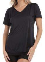 Camiseta Manga Curta Delrio Sport V650523 Feminina Micro Dry Poliamida T. P/GG