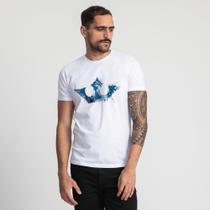 Camiseta Manga Curta Docthos Slim Coroa Água