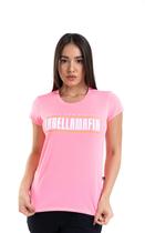 Camiseta manga curta explosion rosa labellamafia
