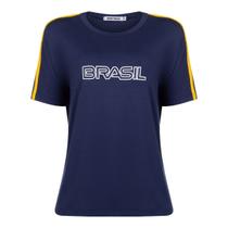 Camiseta Manga Curta Feminina Time Brasil Mormaii Cor:Azul MarinhoTamanho:GGGenero:Feminino Camiseta Manga Curta Feminina Time Brasil Mormaii Cor:Azul MarinhoTamanho:GGGenero:Feminino