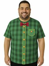 Camiseta Manga Curta Festa Junina Tamanho Especial Plus Size