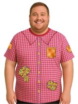 Camiseta Manga Curta Festa Junina Tamanho Especial Plus Size