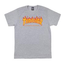 Camiseta Manga Curta Flame Logo Thrasher Magazine