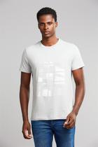 Camiseta Manga Curta Gola Careca Slim Fit - Cinza