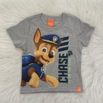 Camiseta Manga Curta Gola Redonda, Patrulha Canina - Malwee Kids Nickelodeon