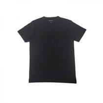 Camiseta Manga Curta Gola V 100 Algodão Preto G Basic+