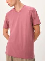 Camiseta Manga Curta Hering 022B Masculina Decote V World Algodão T. P/EXG