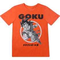 Camiseta Manga Curta Infantil Dragon Ball Laranja - Terceiros