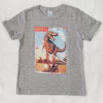 Camiseta Manga Curta Infantil Masculina Dinossauro - Malwee Kids