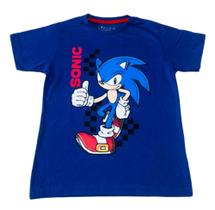 Camiseta Manga Curta Infantil Menino Super Sonic