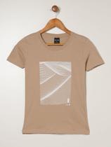 Camiseta Manga Curta Juvenil Para Menino - NATURAL Camiseta Manga Curta Juvenil Para Menino - NATURAL