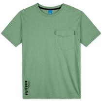 Camiseta Manga Curta Malha Infantil Menino Verde Hapier Marisol