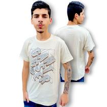 Camiseta Manga Curta Masculina Basica Gangster Estampa Material Premium