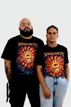 Camiseta Manga Curta Megadeth Exploding Camiseta Manga Curta Megadeth Exploding