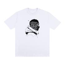 Camiseta Manga Curta Oversized Basic Streetwear Unissex Camisa Estampada Gorpface 100% Algodão Cores Diversas