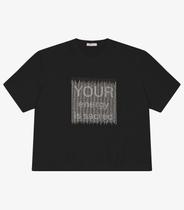 Camiseta Manga Curta Plus Size Secret Glam Preto