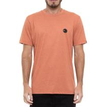 Camiseta Manga Curta Quiksilver Patch Round Laranja