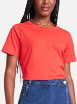 Camiseta Manga Curta Simples Reserva 81060 Feminina Gola Careca Algodão T.P/3G Camiseta Manga Curta Simples Reserva 81060 Feminina Gola Careca Algodão T.P/3G