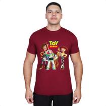 Camiseta Manga Curta Toy Story Buzz Personagens Desenhos Adulto