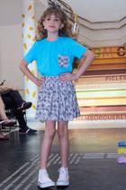 Camiseta Manga Curta Turma da Mônica Escorrega Azul