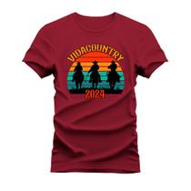 Camiseta Manga Curta Varias Cores Tecido Macio Cabeça