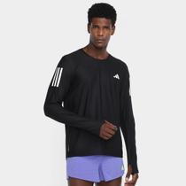 Camiseta Manga Longa Adidas Own The Run Base Masculina Camiseta Manga Longa Adidas Own The Run Base Masculina