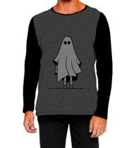 Camiseta Manga Longa Ads fantasma ghost susto Halloween 10