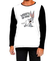 Camiseta Manga Longa Ads Pernalonga bebê Looney tunes 6