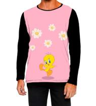 Camiseta Manga Longa Ads Piu Piu forte Looney tunes 2