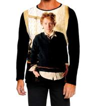 Camiseta Manga Longa Ads Ron Weasley Grifinória Harry Potter 4