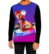 Camiseta Manga Longa Ads Super Mario Luigi Mario boss 2