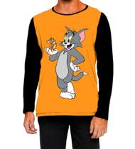 Camiseta Manga Longa Ads Tom e Jerry Gato e rato 7