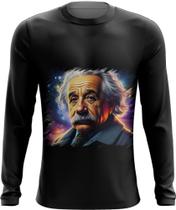 Camiseta Manga Longa Albert Einstein Físico Brilhante Gênio 6