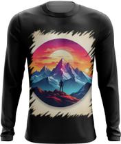 Camiseta Manga Longa Alpinista Alpinismo Garra Vontade 2