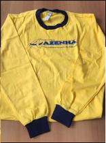 Camiseta Manga Longa Amarela Kit com 2 Peças