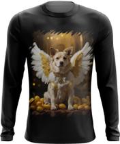 Camiseta Manga Longa Anjo Canino Cão Angelical 8 - Kasubeck Store